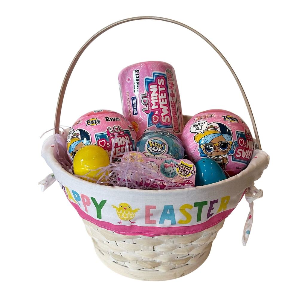 Girls New OMG L.O.L Surprise Easter Basket, LOL Mini Sweets, Gift Basket Holiday